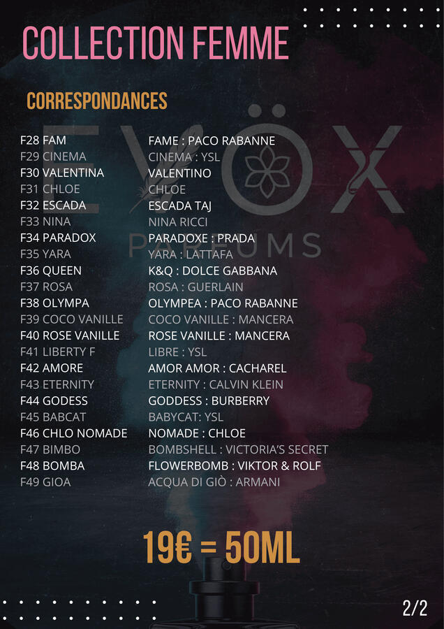 Collection Femmes 2/2